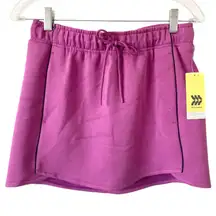 NEW ALL IN MOTION Knit Activewear Skort Skirt Size Small Purple Pockets Sporty