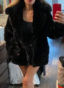 Faux Fur Black Jacket Coat Fashion Nova