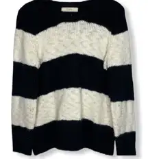 LOFT Wool Alpaca Blend‎ Striped Sweater