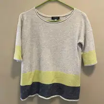 Forte Cashmere colorblock sweater