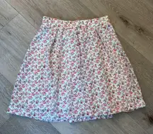 Flower Print Skirt 