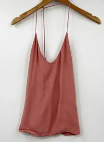 Reformation‎ Women's Lightweight Casual Tank Top Sleeveless Deep Pink Size S