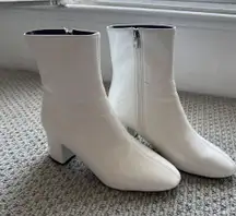 Shein White Booties