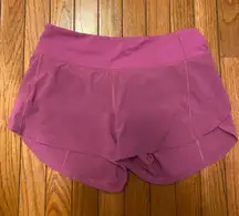 Lululemon Speed Up Shorts