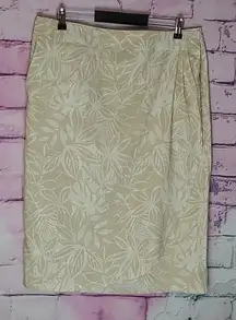 RIPSKIRT HAWAII ALOHA SAND CREAM BEIGE NEUTRAL FLORAL PRINT SWIM COVERUP NEW