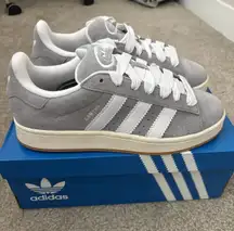 Women's size 8/Men's size 7 (UK 6.5) Adidas Campus 00s gray white gum