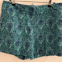 NWT Talbots Green And Blue Shorts