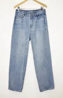 American Eagle Baggy Jeans Women’s Size 10 Regular High Rise Light Wash