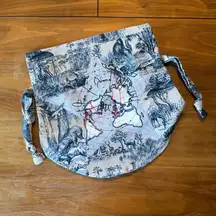 Christian Dior Around The World Drawstring Pouch