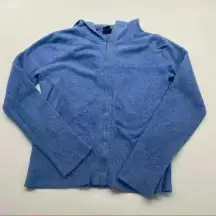 Evie Beach Zip Up Hoodie Blue Size Small