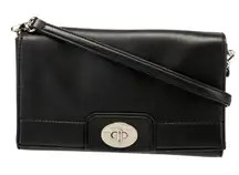 Kate Spade Juliana Hampton Road Smooth Leather Turnlock Crossbody Clutch Bag