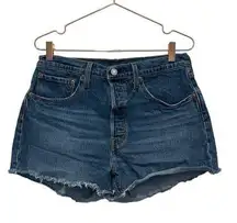 Levi's 501 dark denim jean shorts. Sz 31