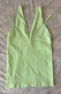 Helmut Lang | Neon Green Tank Top