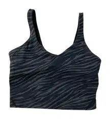 LULULEMON Align Tank Top Le Tigre Camo Deep Coal Nulu Workout Gym Yoga size 8