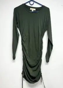 Michael Kors Michael  Women Long Sleeved Green Dress Size Medium