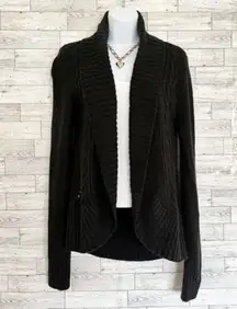 MOSSIMO SUPPLY CO. Black Knit Cocoon Cardigan, M