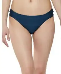 Jessica Simpson Mix & Match Solid Spring Bikini Hipster Navy Size XL