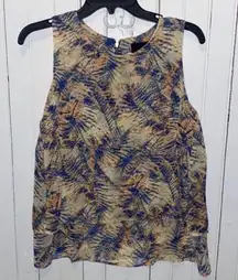 Lumiere Urban Outfitters Tank Top Yellow Orange Blue Size L