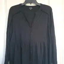 Torrid Black Tunic Size 0  Women's Top