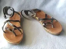 American eagle cork bottom sandals 6