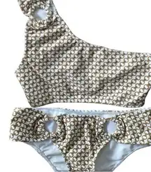 Jonathan Simkhai bikini NWT chain link print lined swim small