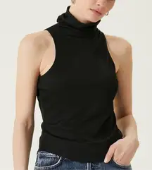 Anine Bing Jennie Turtleneck Tank Top Blouse