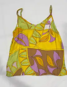 Rachel Zoe Tank Top Floral sz XS