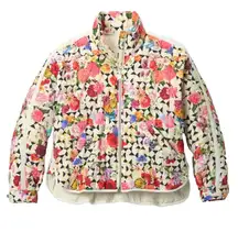 NWT Free People Movement Pippa in Trippy Floral Mystic Packable Puffer Jacket XS