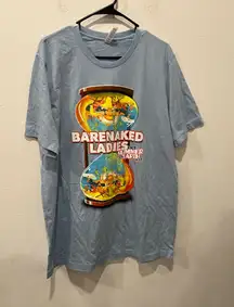 Bare Naked Ladies Graphic T-Shirt - Blue Size XL