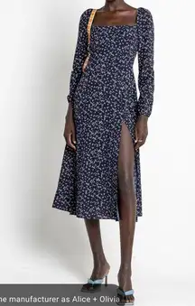 OPT Lenon Floral Print Long Sleeve Dress