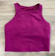 Lululemon Wunder Train Racerback Tank Top Magenta Purple Women Size 6
