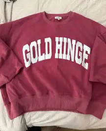 Gold Hinged Sweatshirt
