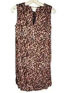 Beach Lunch Lounge Animal Print Dress