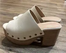 Altar’d State Cream Wedges