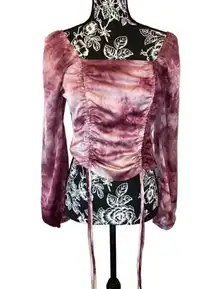 Willow Root Tie Dye Crop Top Sexy Formal Cocktail Party Going Out Summer