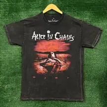 Alice In Chains Dirt Est 1987 Rock Band Mineral Wash T-Shirt Size Medium