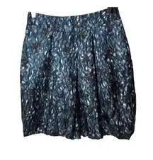Banana Republic Skirt Womens Silk Balloon Hem Short Artsy Flowy Sophisticated 4