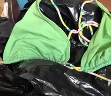 FINAL MARKDOWN JOE boxer swimsuit top (L)