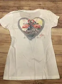 Guy Harvey flamingo woman’s t-shirt size medium