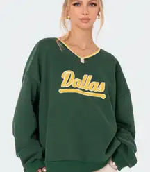 Green Edikted Dallas Sweatshirt