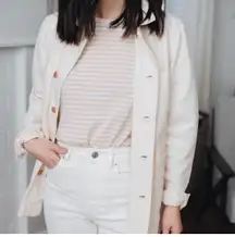 Everlane Canvas Jacket cream