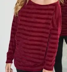 GeeGee Women's Red Sparkle‎ Dolman Sleeve Plus Size Holiday Top Sweater Size 3XL