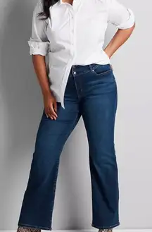 NWT Lane Bryant Tighter Tummy High-Rise Boot Jeans Sz 22 Normcore Stretch Casual