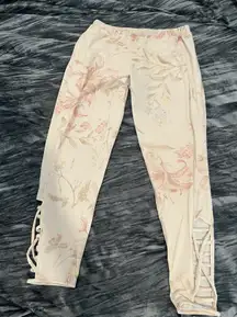 Floral Leggings Workout Leggings Size M