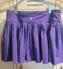 Sz 4 Pleat To Street Skirt II in Pretty Purple