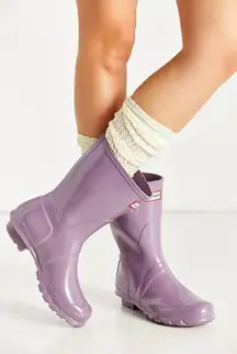 Hunter Women's Rain Boots Purple
