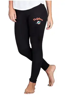 Concepts Sport Women’s Miami Dolphins Logo Black Leggings