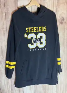 NFL Pittsburgh Steelers Women Hoodie X Large Soft French Terry Tunic