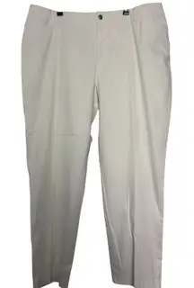 Lauren Ralph Lauren Women's Dress Pants Cream Size 20W Career Cotton Spandex