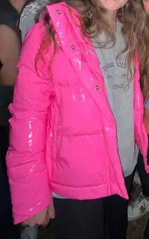 Pink Puffer Coat
